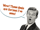 Wow - these are deals are the best I've seen!